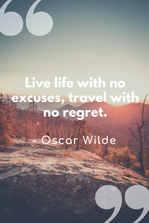 live life with no excuses quote
