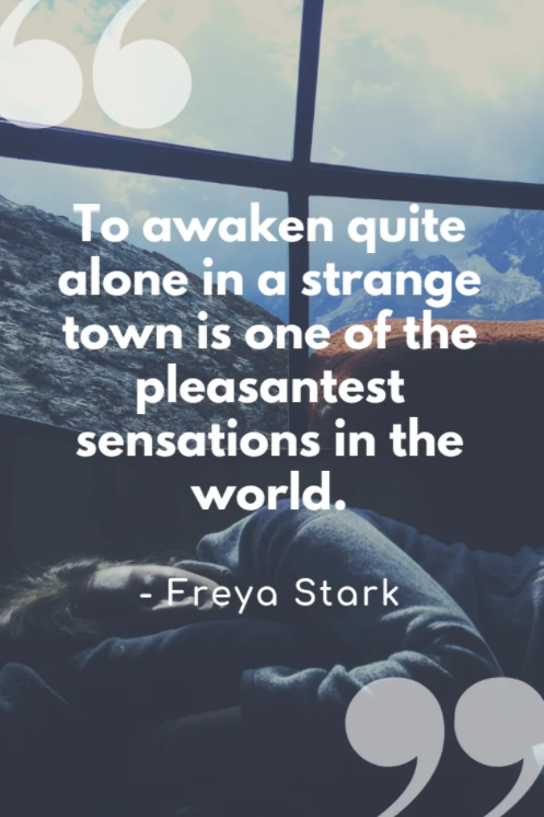 to awaken quite alone in a strange town quote