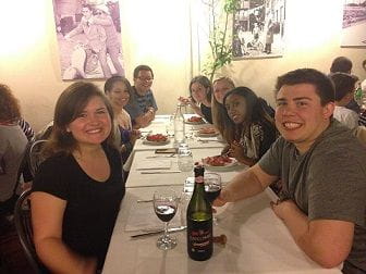 Group Dinner in Italy