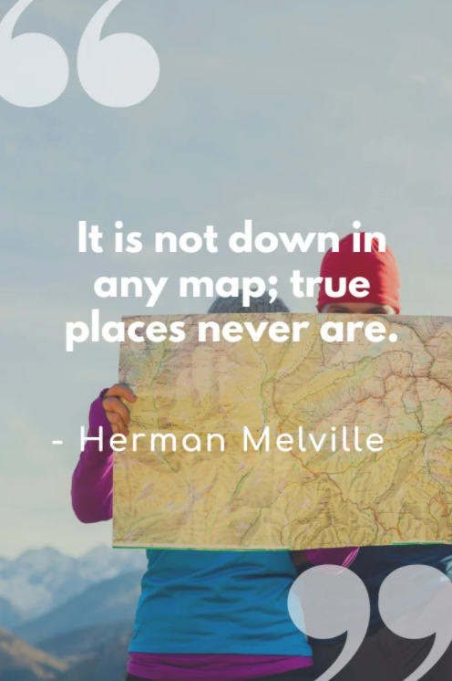 it is not down in any map quote