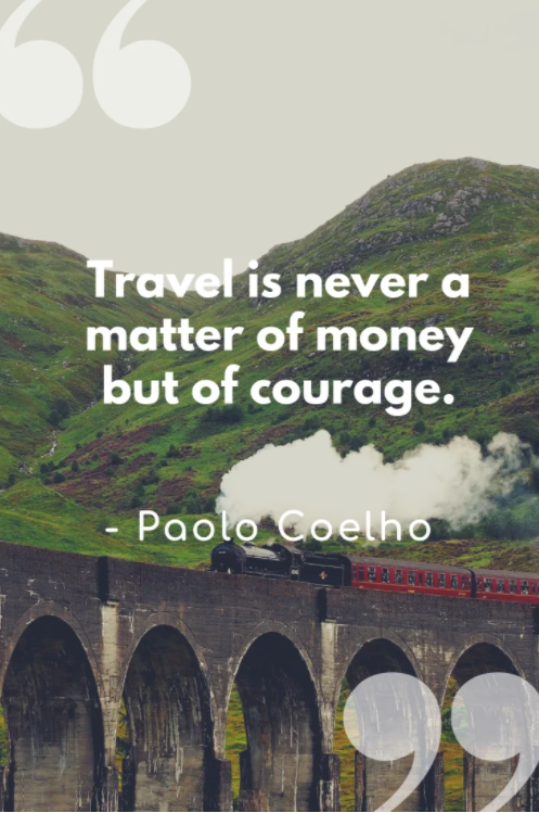 travel is never a matter of money