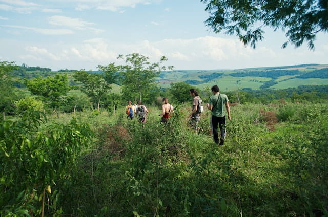 ecotourism in brazil featured image of friends in ouro verde do oeste brazil